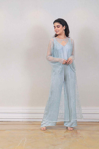 Designer Blue Color Jumpsuit