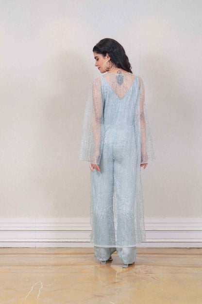 Designer Blue Color Jumpsuit