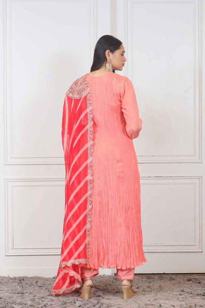 Party wear casual Salwar suit in  Pink color at online Simaaya