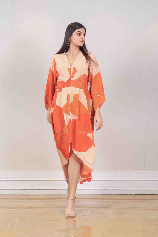 Designer Orange color Dress